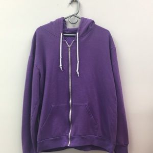 L/S Zip Front Sweatshirt